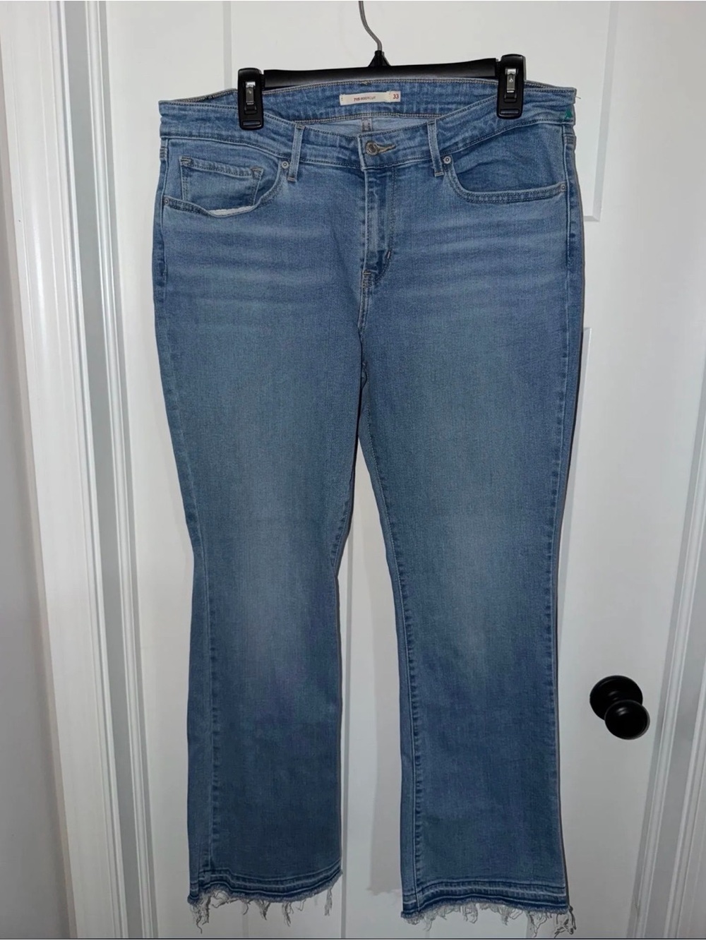Levi's Light Blue Women's Raw Hem Jeans